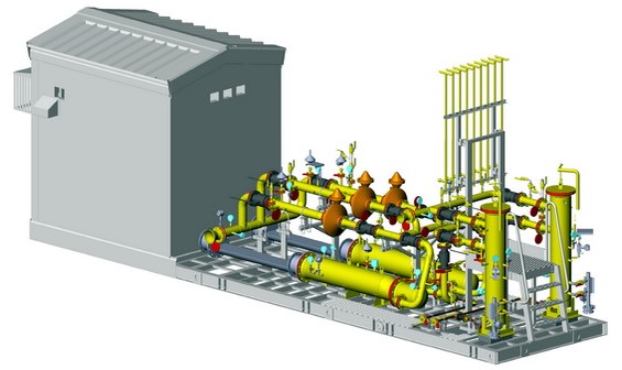 По проекту строительства Навоийской обогатительной фабрики ЭНЕРГАЗ поставил в Узбекистан установку подготовки топливного газа